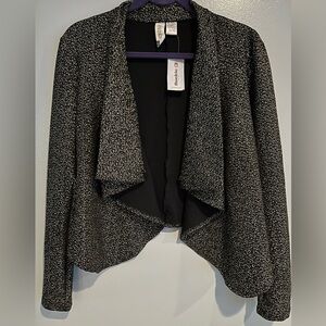 NWT Jacket black with gold foil speckles, S, brand Mimi Chica from Buckle.